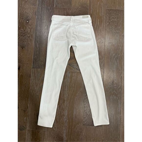 AG Ariano Goldschmied Prima cigarette Y2K white jeans skinny stretch size 27 - Picture 6 of 11